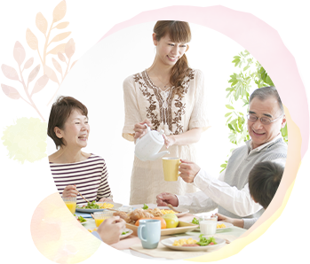 お客様の笑顔を一番に考えた家造りイメージ